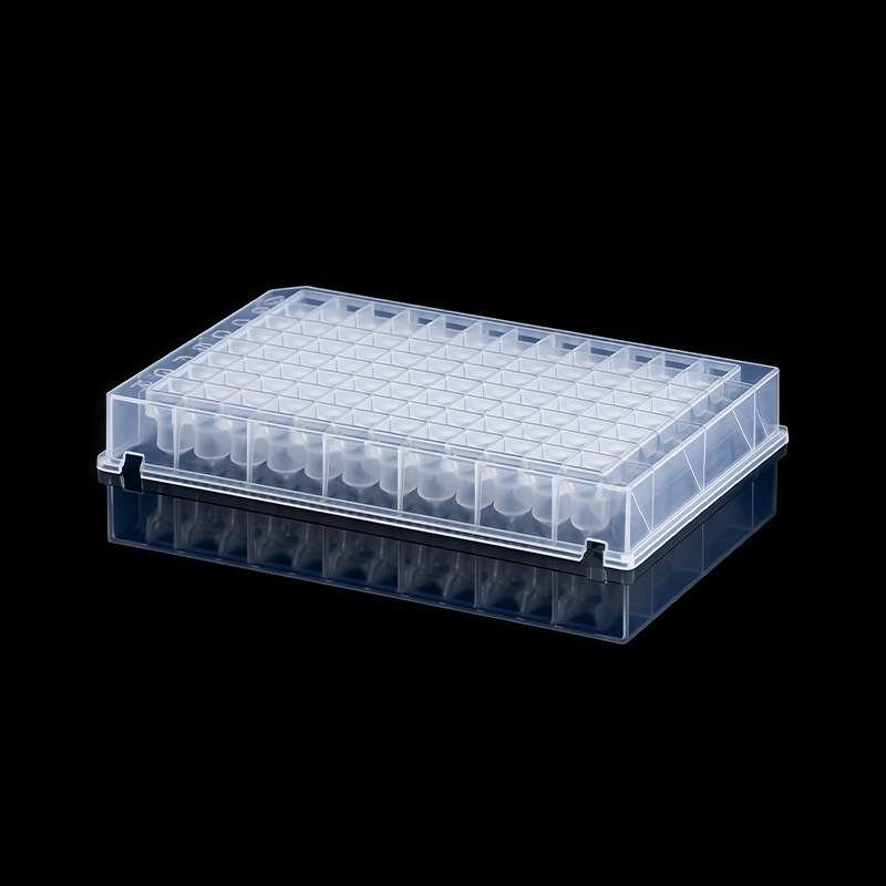 96-Well Square Hole Cone Bottom 0.5ml